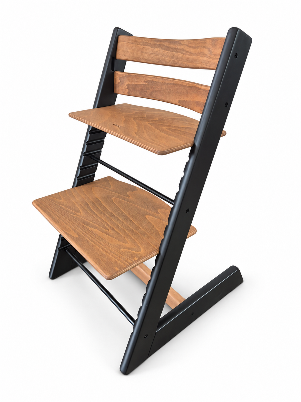 Originele Refurbished Tripp Trapp - Zwart / Klassiek Naturel