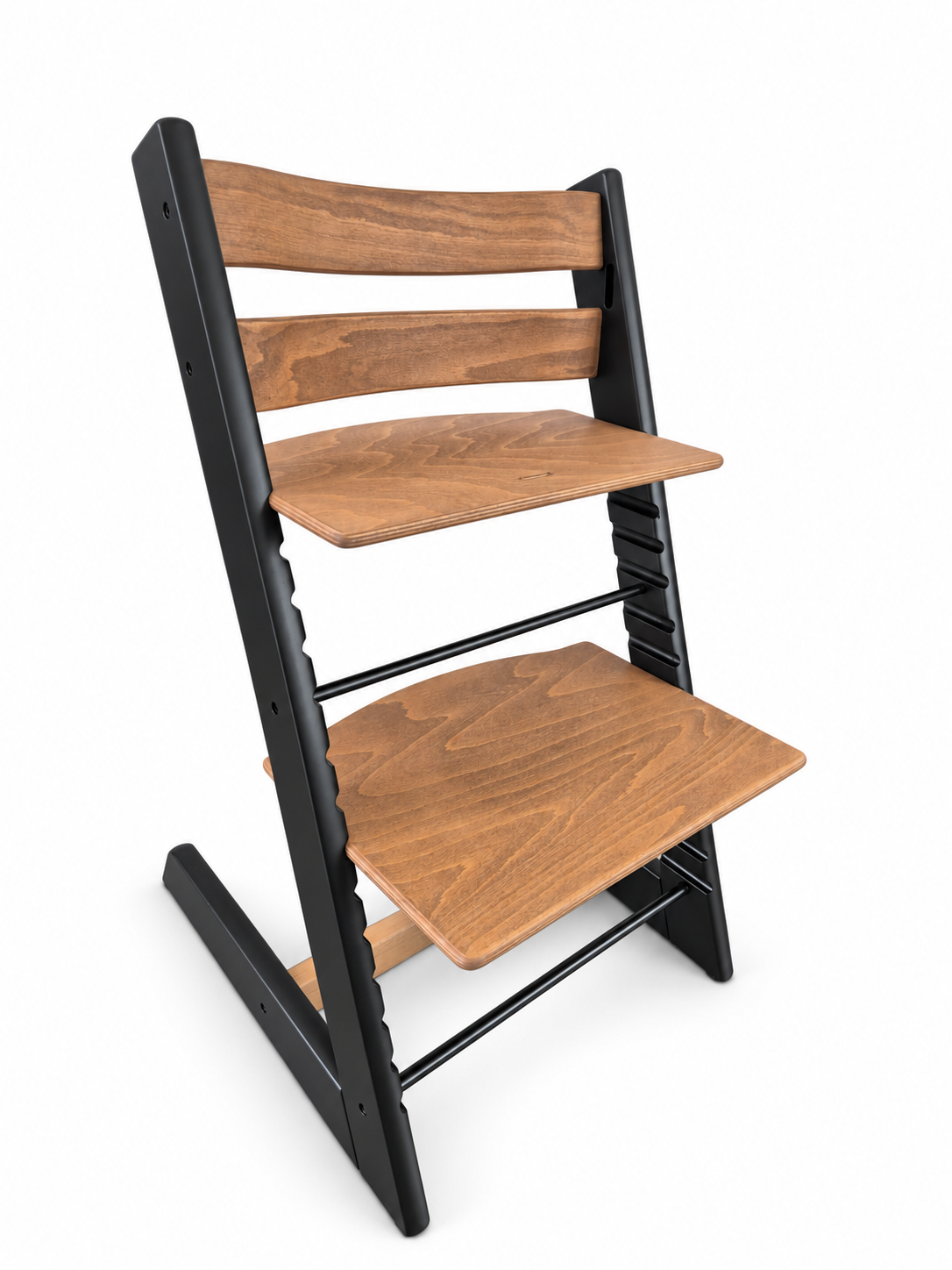 Originele Refurbished Tripp Trapp - Zwart / Klassiek Naturel