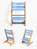 Originele Refurbished Tripp Trapp - Klassiek Naturel / Hemelsblauw