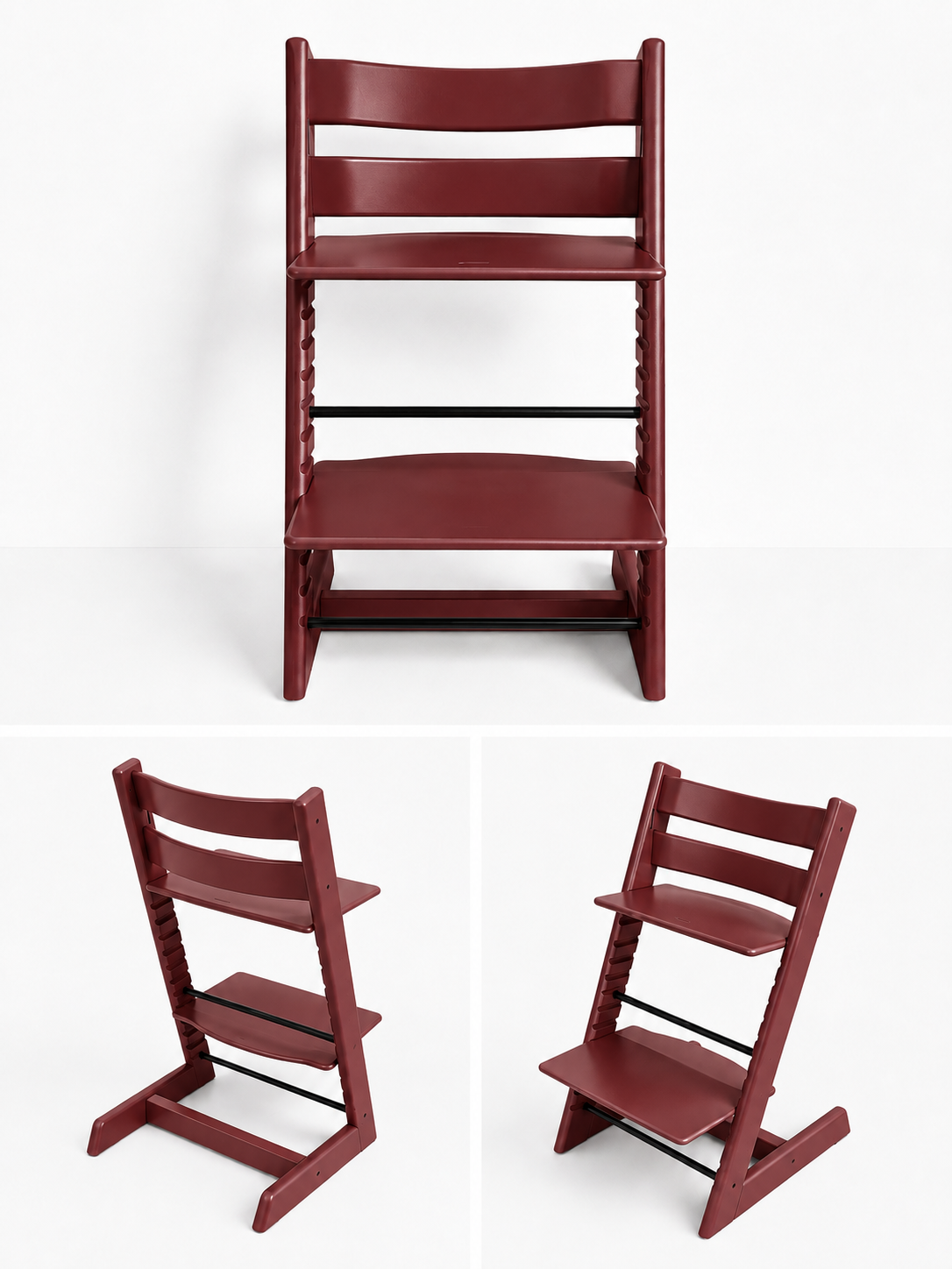 Original Refurbished Tripp Trapp - Burgundy