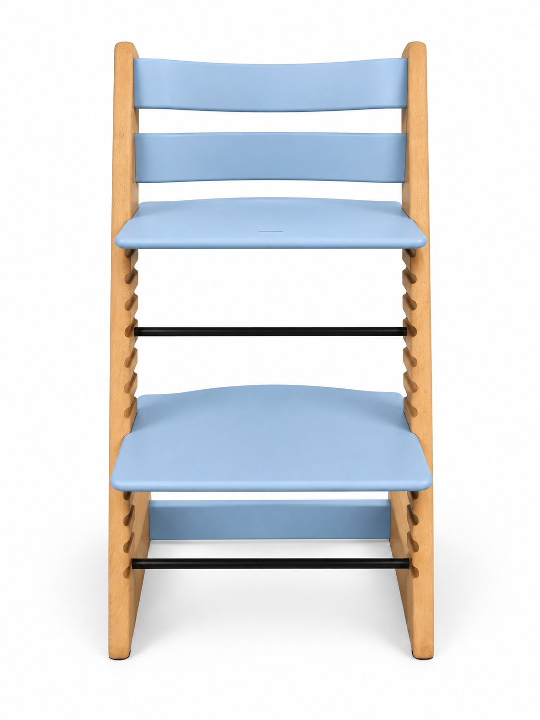 Originele Refurbished Tripp Trapp - Klassiek Naturel / Hemelsblauw