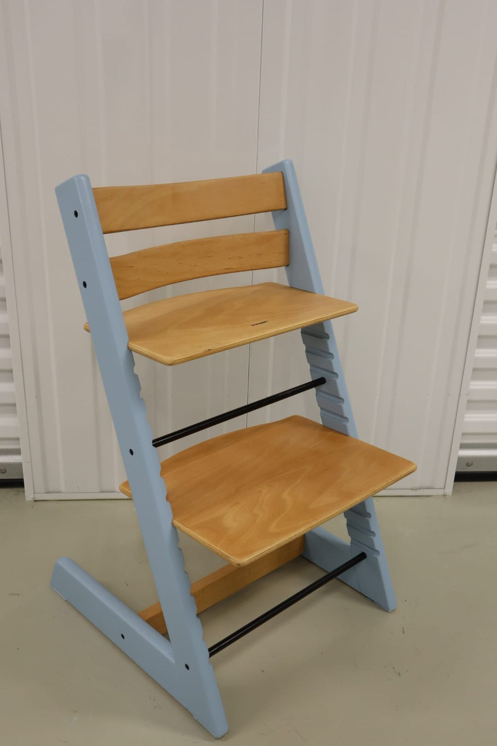 Originele Refurbished Tripp Trapp - Hemelsblauw / Klassiek Naturel
