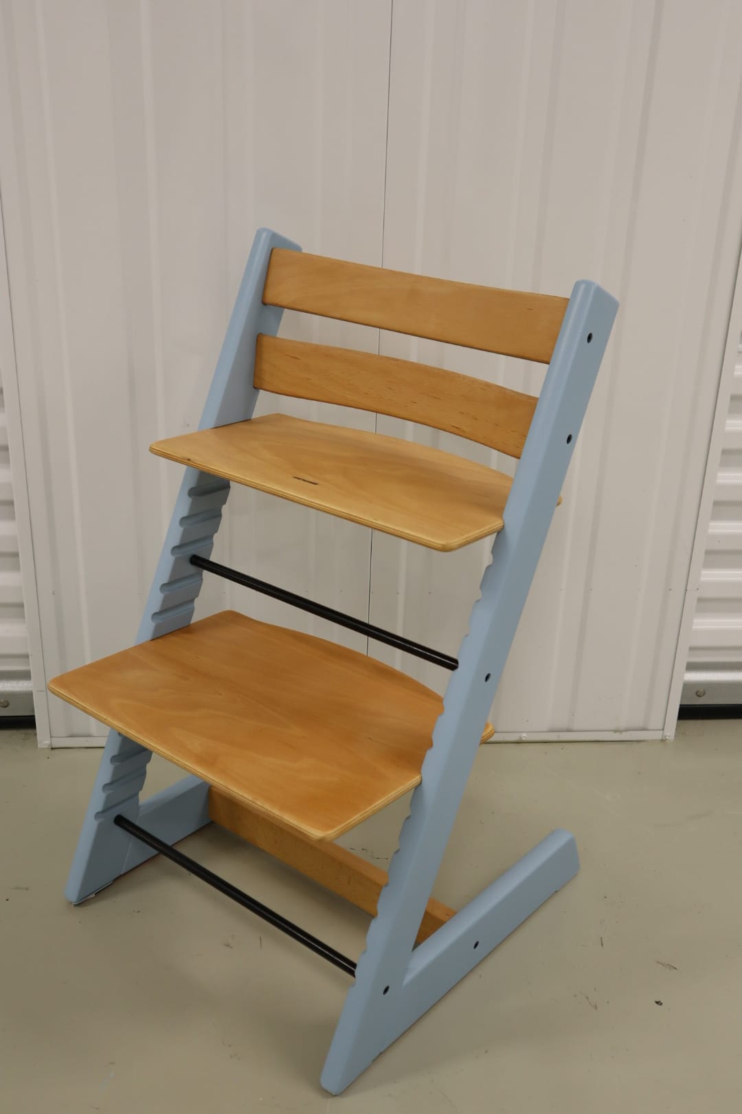 Originele Refurbished Tripp Trapp - Hemelsblauw / Klassiek Naturel