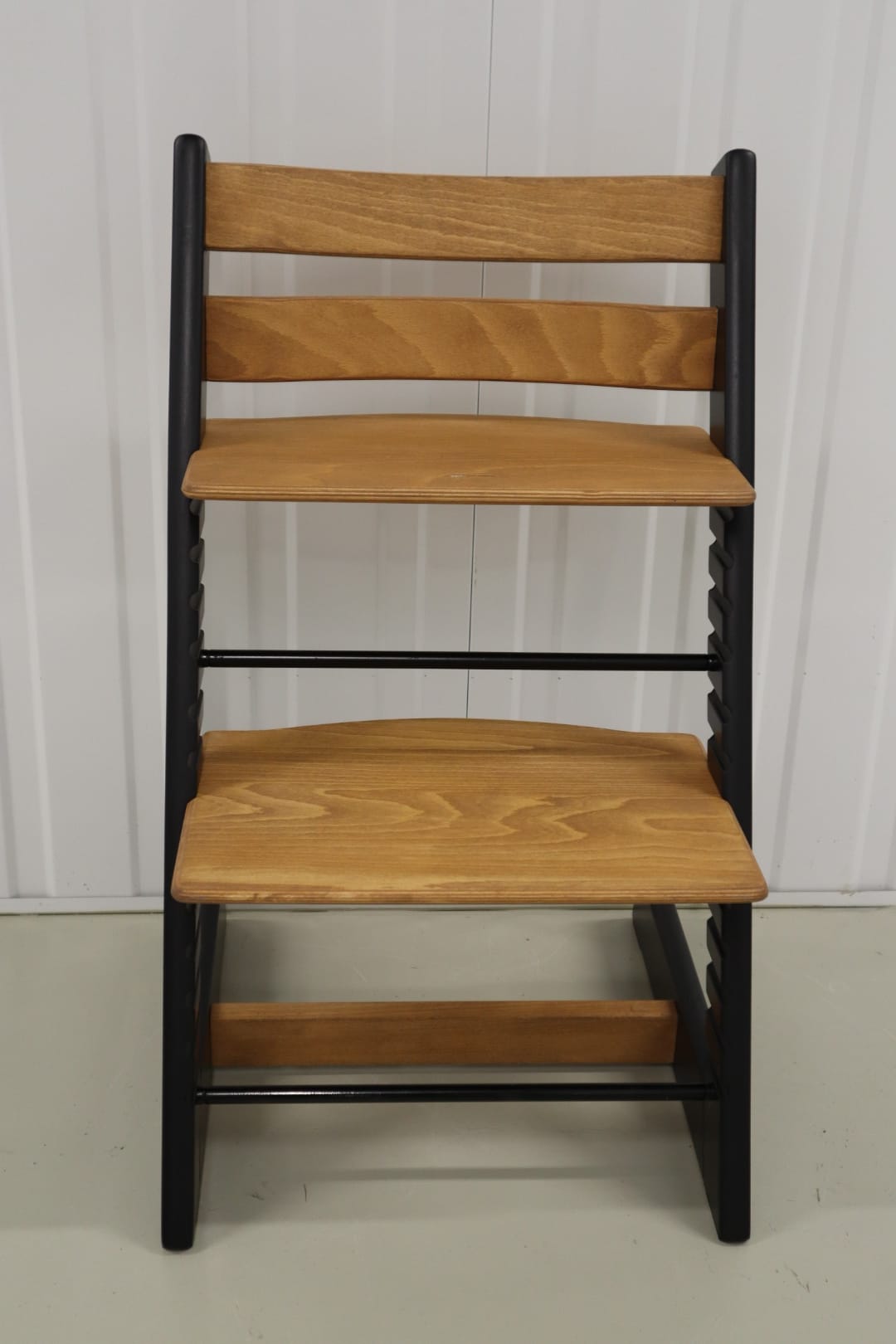 Originele Refurbished Tripp Trapp - Zwart / Klassiek Naturel