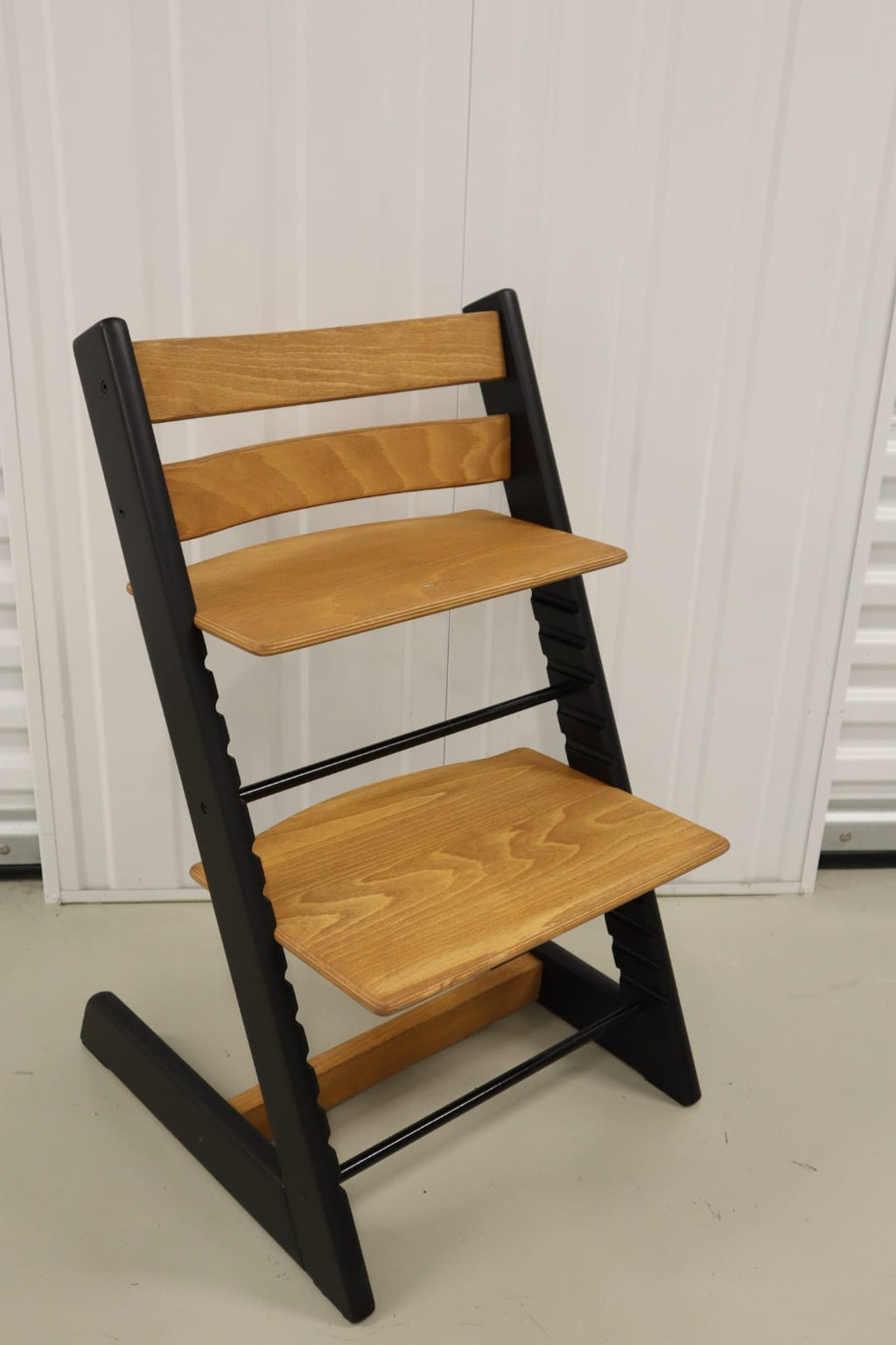 Originele Refurbished Tripp Trapp - Zwart / Klassiek Naturel