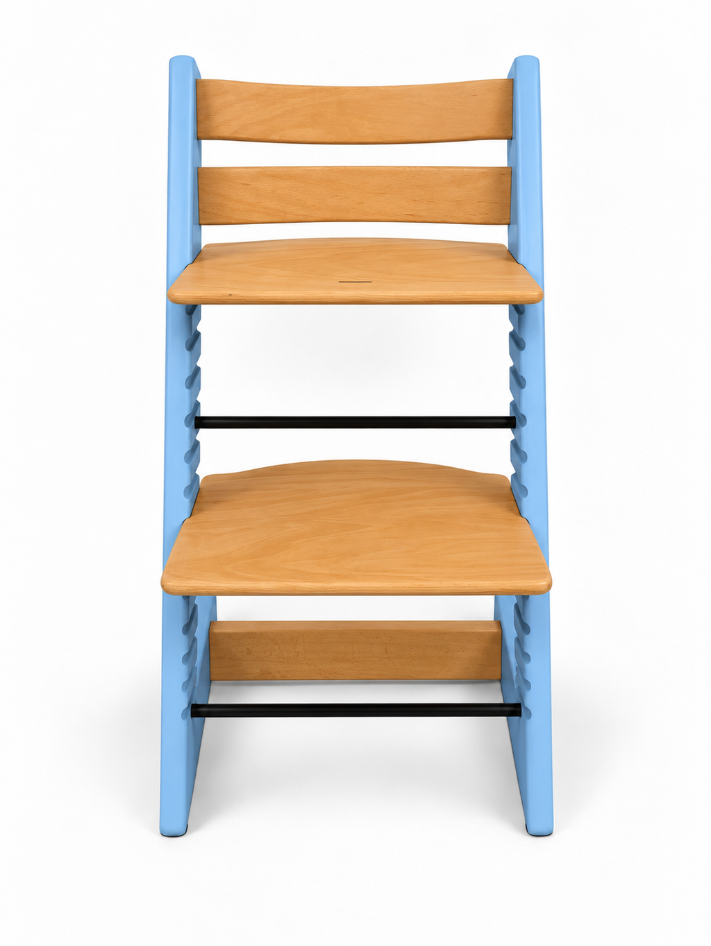 Originele Refurbished Tripp Trapp - Hemelsblauw / Klassiek Naturel