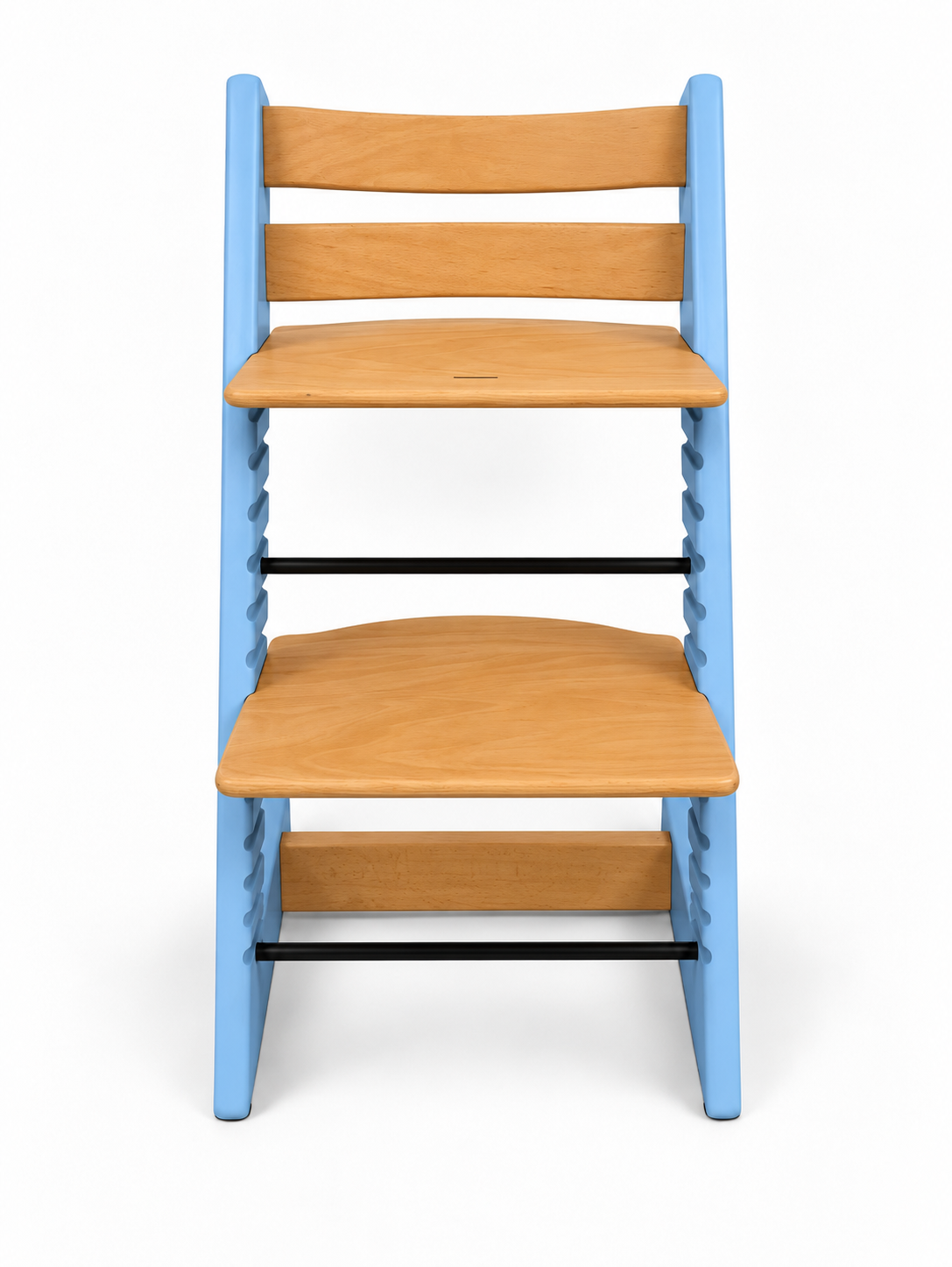 Originele Refurbished Tripp Trapp - Hemelsblauw / Klassiek Naturel