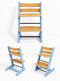 Originele Refurbished Tripp Trapp - Hemelsblauw / Klassiek Naturel